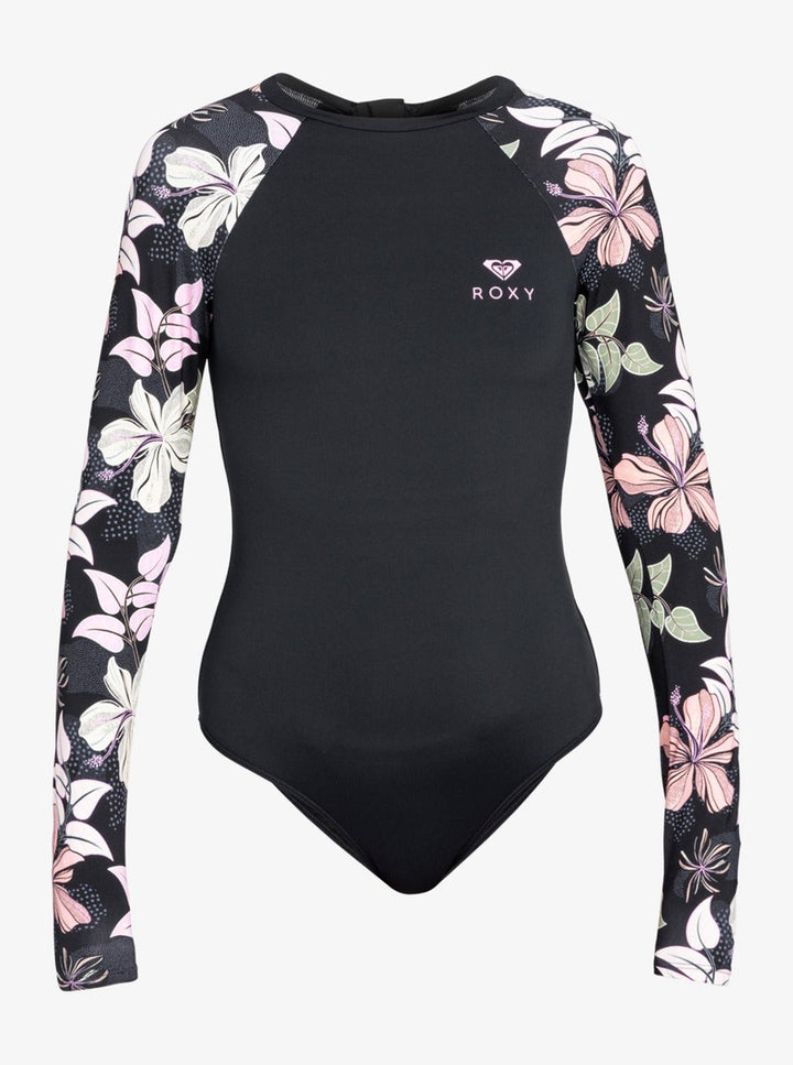 Roxy Damen UV Bodysuit Sunny Floral - anthacite sunny floral swim