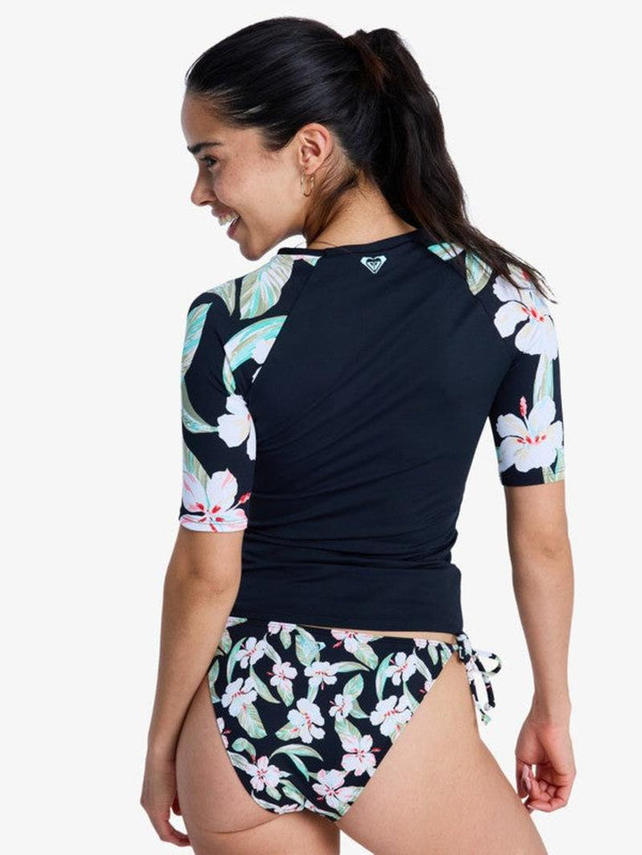 Roxy Lycra The Classic Lycra Kurzarm Pt - Anthracite Spring Charming