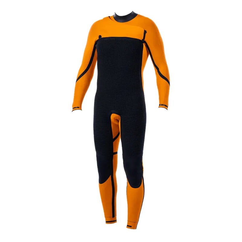 Saint Jacques Herren Neoprenanzug Yamamoto 4/3 Chestzip- Schwarz/ Orange