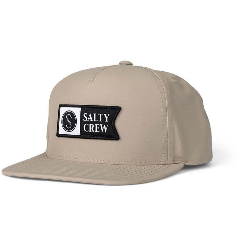 Salty Crew Alpha Tech 5 Panel Cap - Sand Dune