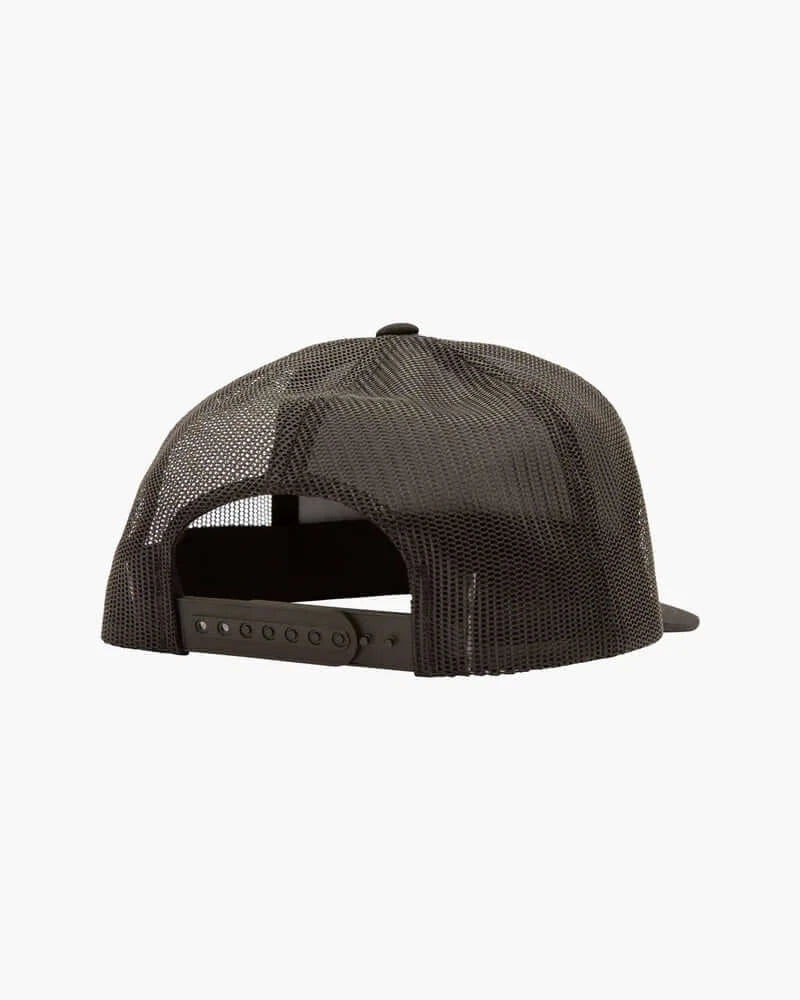 Salty Crew Cap Alpha Twill Trucker - Black