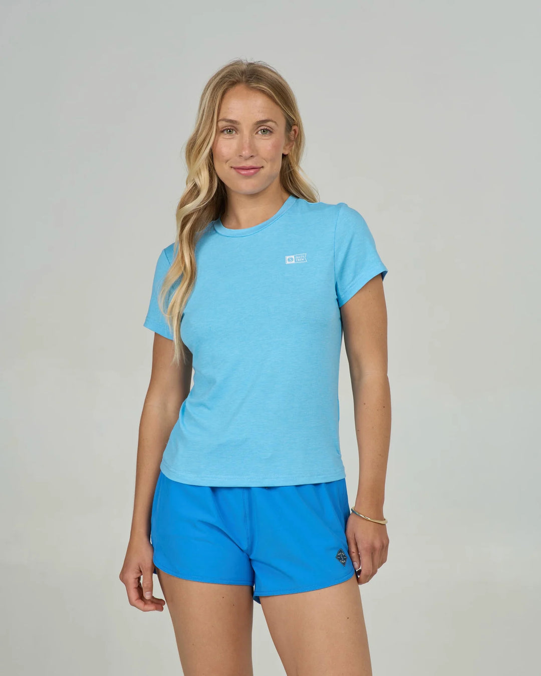 Salty Crew Damen Lycra Alpha Tech Tee - Pool