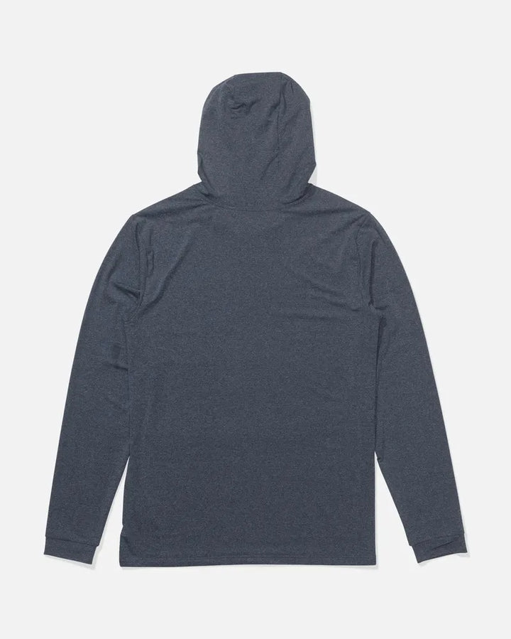 Salty Crew Herren Lycra Flagship Hood Langarm - Navy Heather