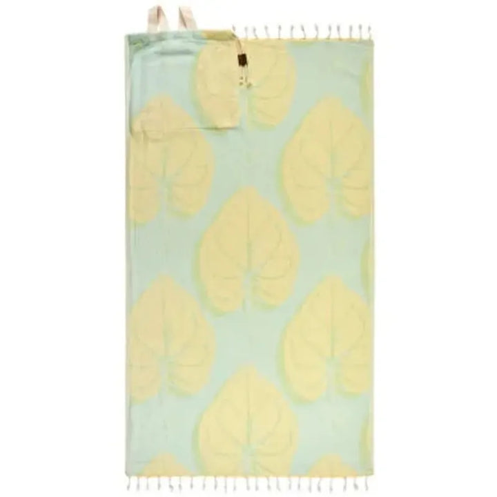 Sand Cloud Badetuch Monstera Towel Bag - snapdragon