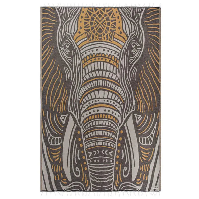 Sand Cloud Badetuch Thunder the Elephant Large - Brown