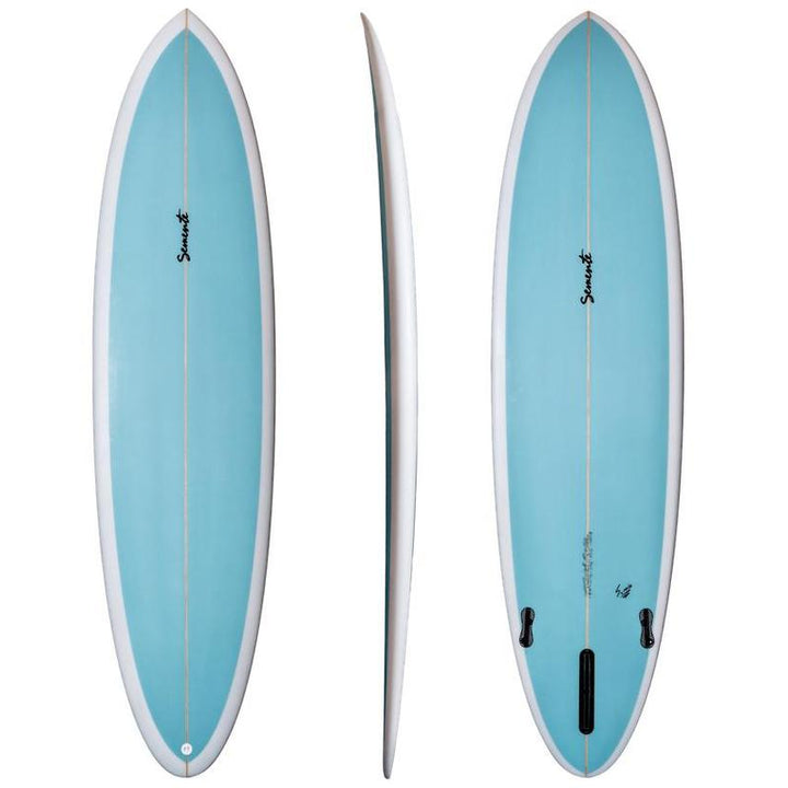 Semente Midlenght Surfboard 6'6'' 38L - clear