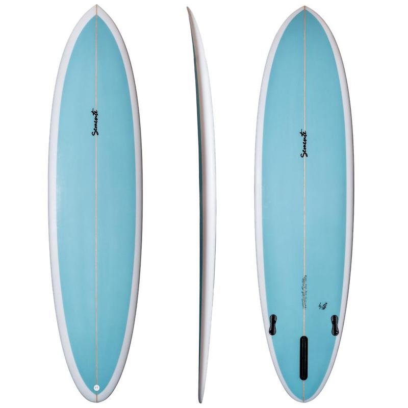 Semente Midlength Surfboard 6'6'' 38L - clear