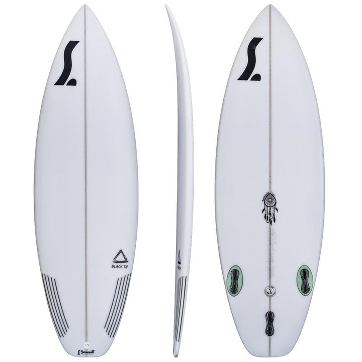 Semente Poolboard Black Tip 5'3" No Wings (HD Plugs, Gun Glassing)