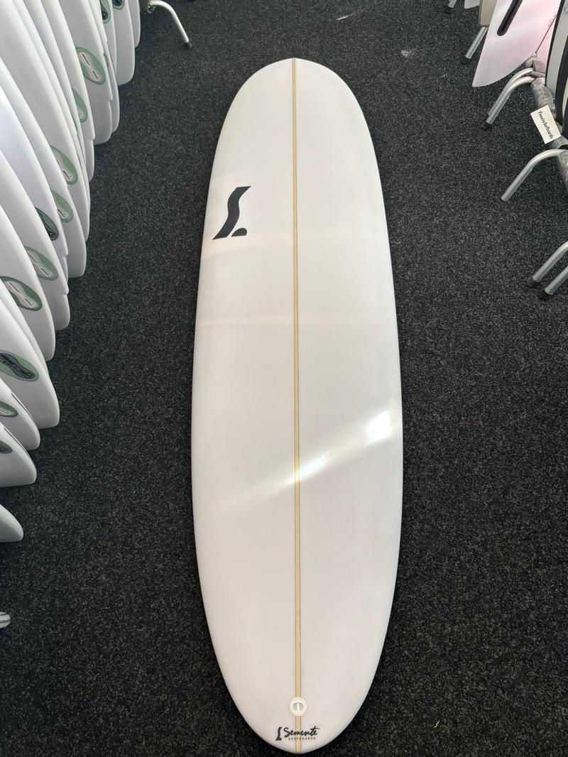 Semente Surfboards Midlength Shovel 6'10" - clear