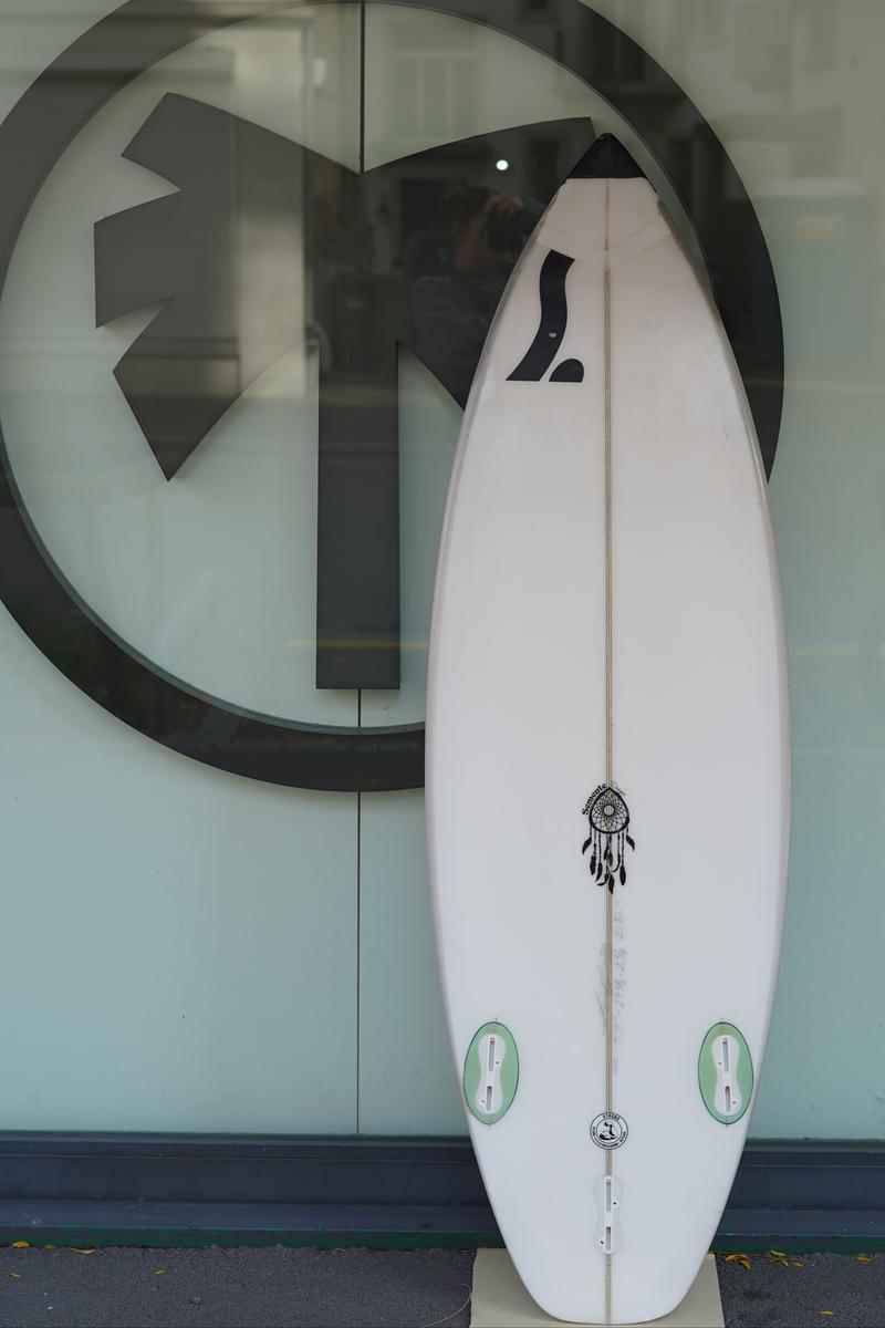 Semente Surfboards Poolboard Black Tip 5'3" Wingless (Occasion)