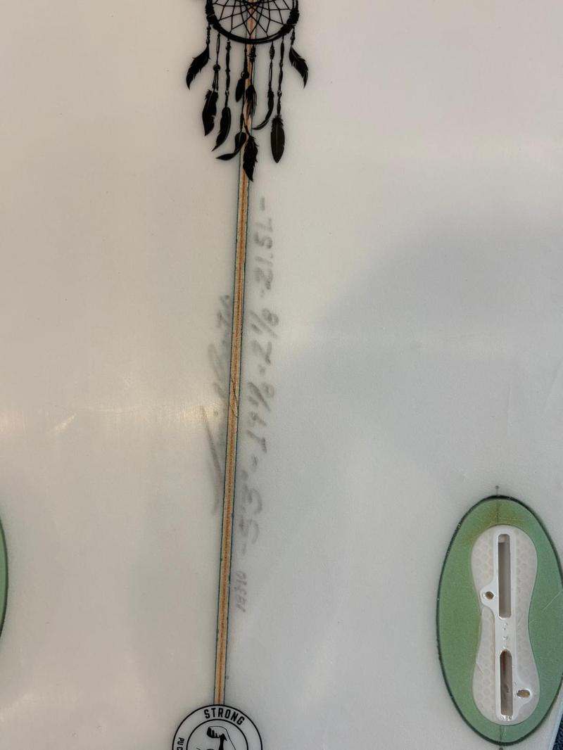 Semente Surfboards Poolboard Black Tip 5'3" Wingless (Occasion)