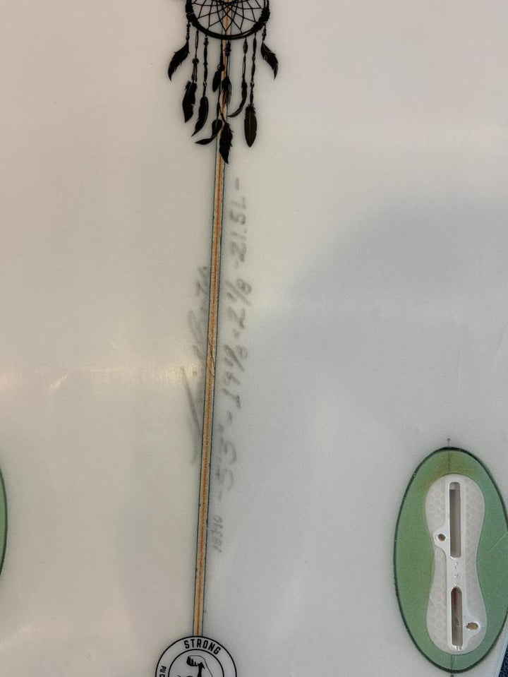 Semente Surfboards Poolboard Black Tip 5'3" Wingless (Occasion)