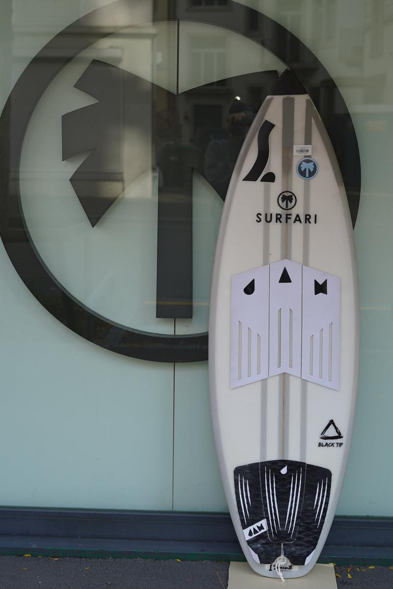 Semente Surfboards Poolboard Black Tip 5'3" Wingless (Occasion)