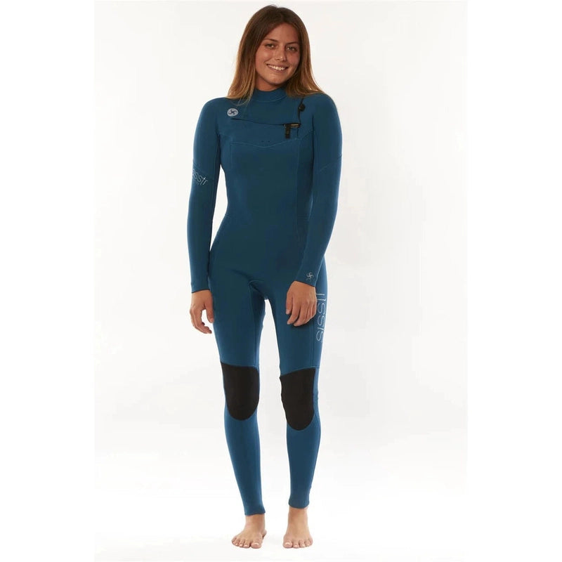 Sisstr 7 Seas 3/2mm Chest Zip Damen Neoprenanzug - laguna