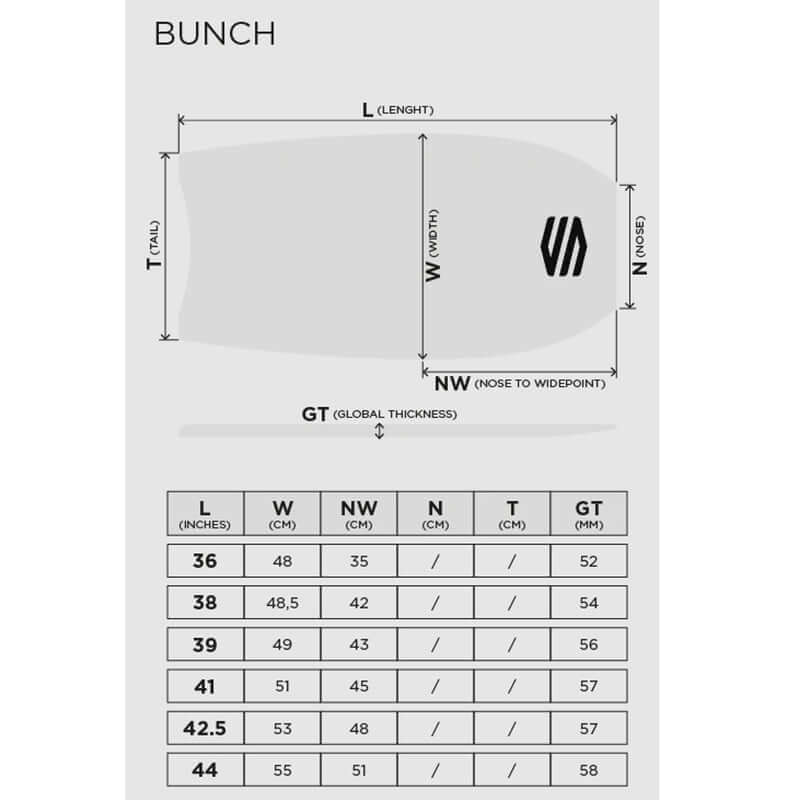 Sniper Bodyboard 42.5" Bunch II EPS - gelb/blau