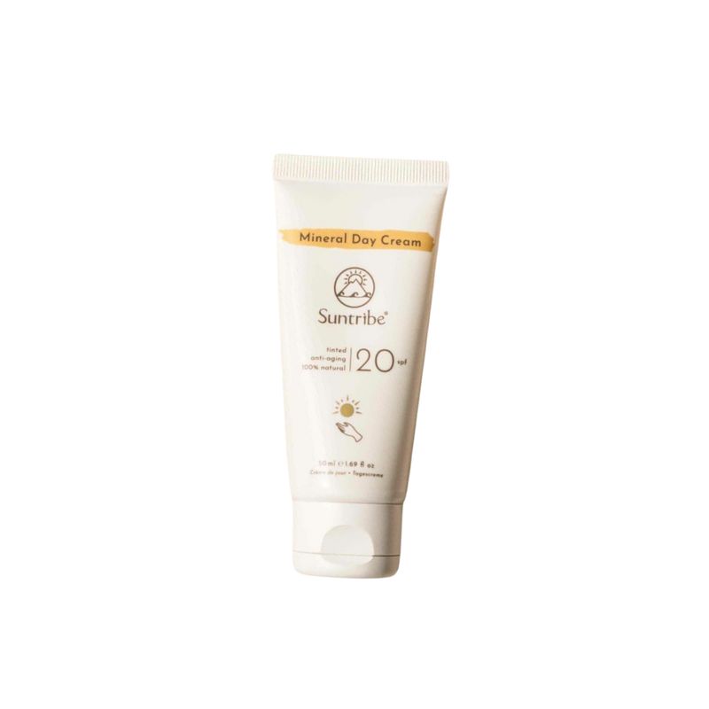 Suntribe Bio Mineral Day Cream Sonnencreme LSF 20 (50ml) - tinted