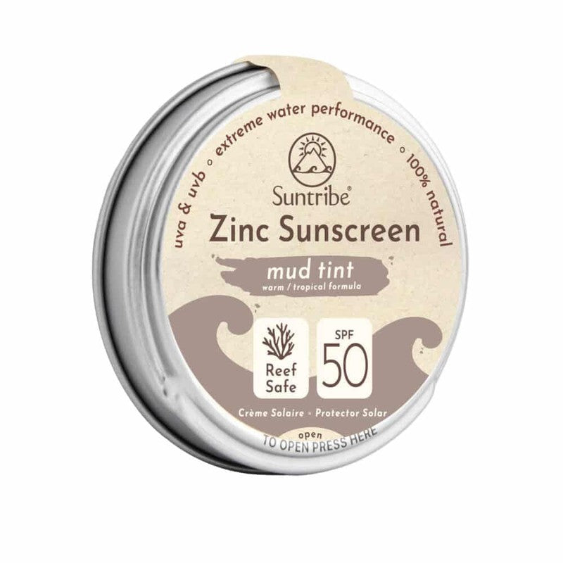 Suntribe Bio Zink Sonnencreme - cocoa tint (15g)