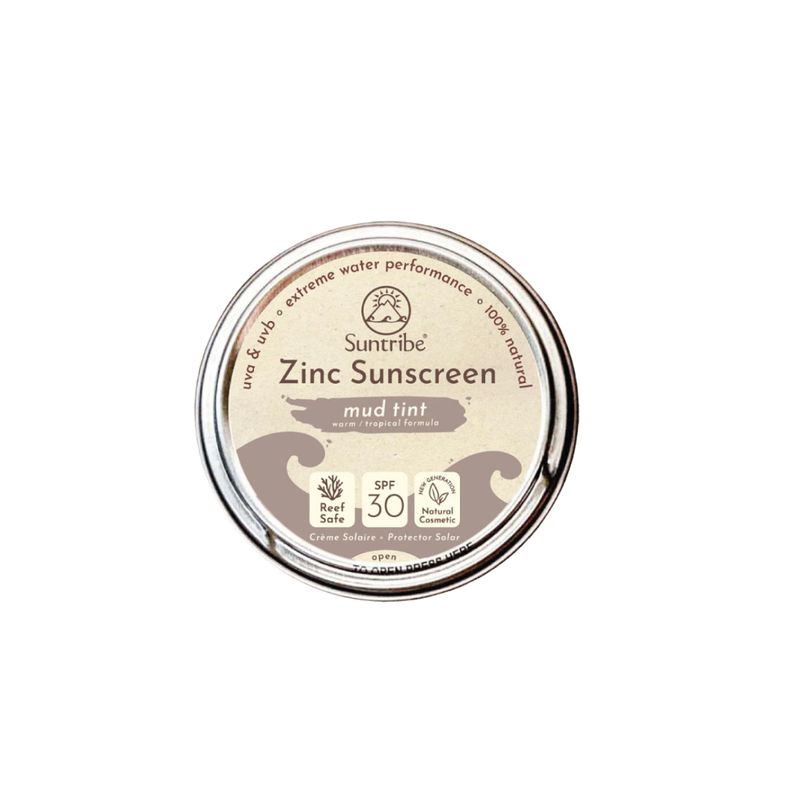 Suntribe Bio Zink Sonnencreme - mud tint (45g)