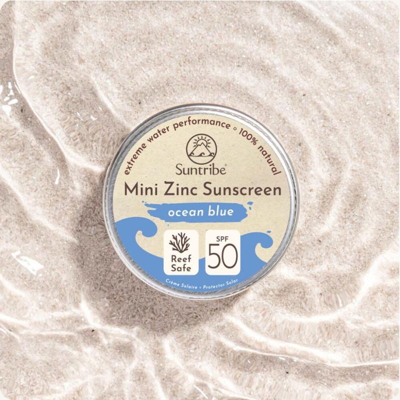 Suntribe Bio Zink Sonnencreme - ocean blue (15g)