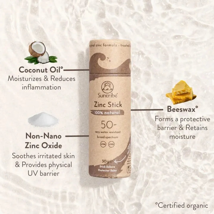 Suntribe Bio Zinkstift LSF 50 - mud tint