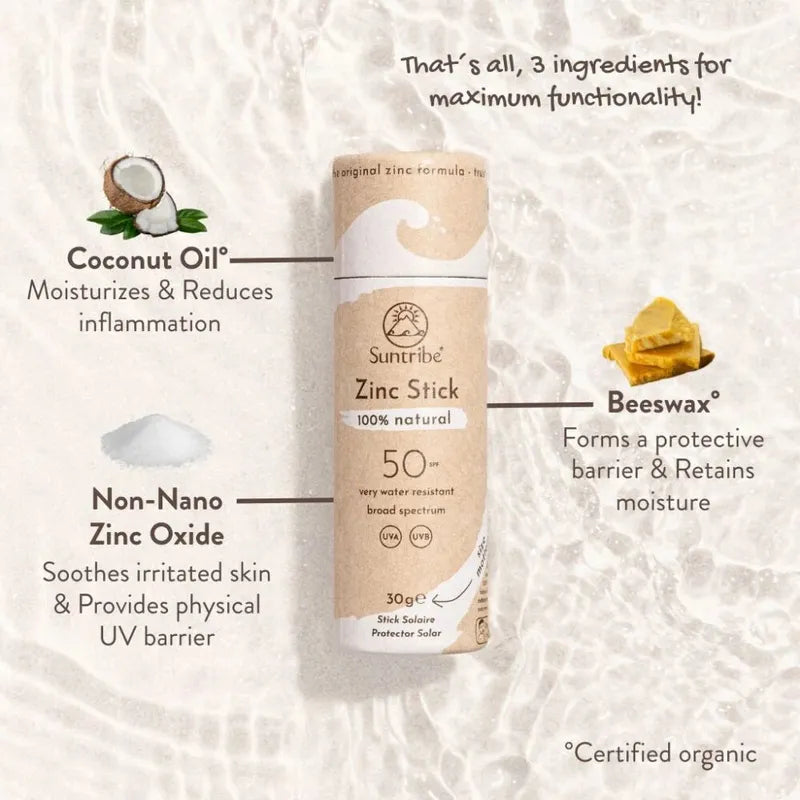 Suntribe Bio Zinkstift LSF 50 - weiss