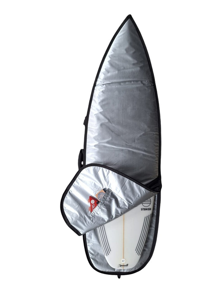 Surfari Single Boardbag Pool Edition 5'4" - silver