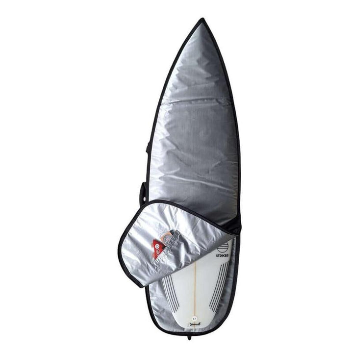 Surfari Single Day Boardbag Pool Edition 5'4" - silver