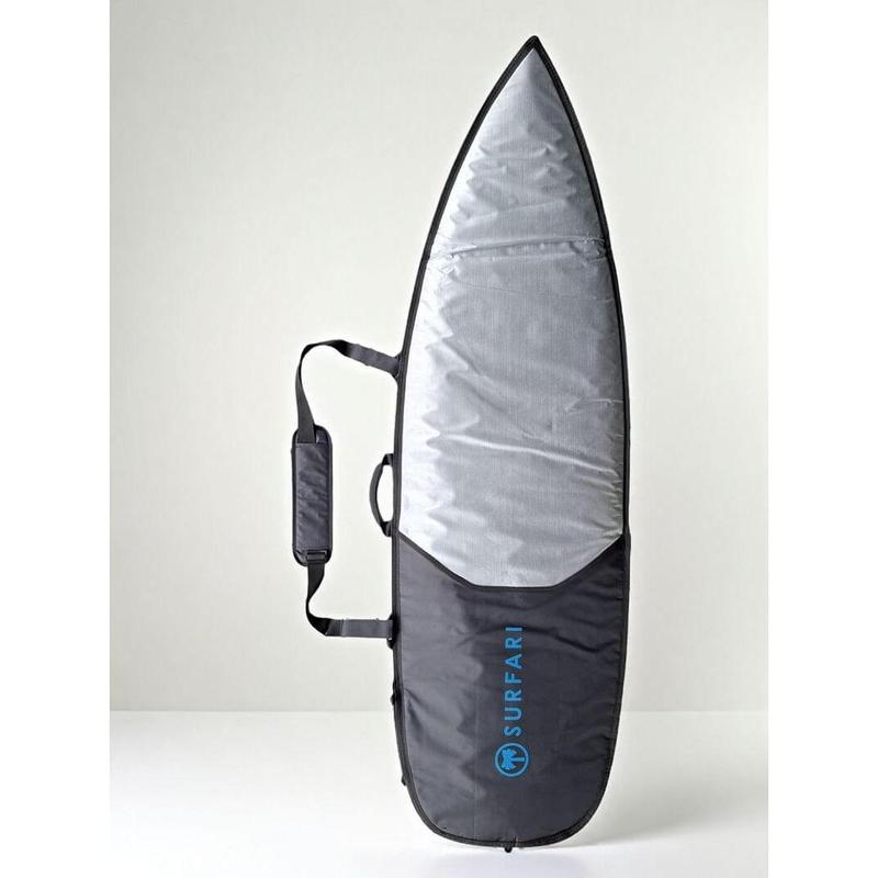 Surfari Single Day Boardbag Pool Edition 5'4" - silver