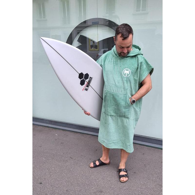 Surfari Survivor Poncho - emerald green