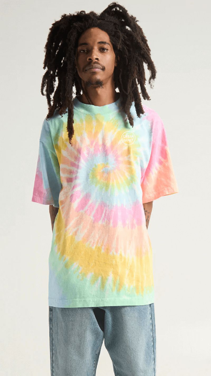 Urbansurf Unisex T-Shirt Shaka Tie Dye - pastelle