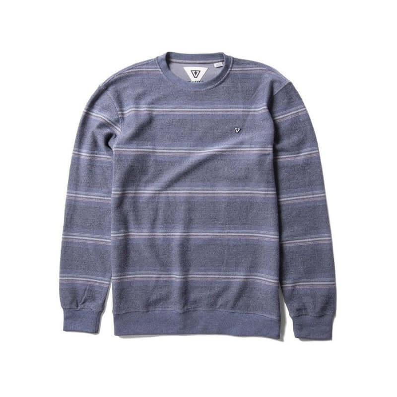 Vissla Herren Fleece Pullover Fuel up Crew - Dark Denim