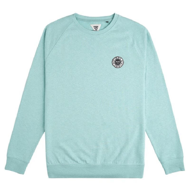 Vissla Herren Pullover Vibration Hemp Crew Fleece - aqua