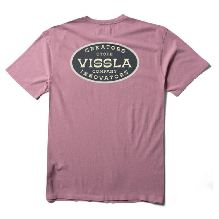 Vissla Herren Shirt Buckled SS PKT - dusty rose