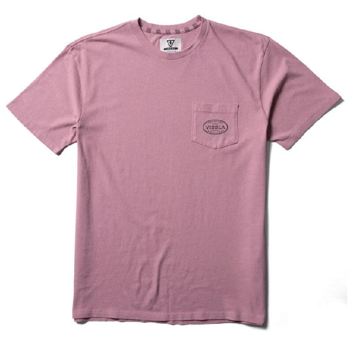 Vissla Herren Shirt Buckled SS PKT - dusty rose