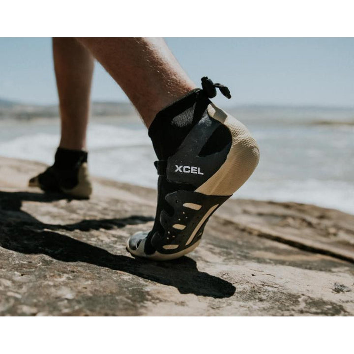 Xcel 1mm Reef Boot Split Toe Infiniti - black/gum