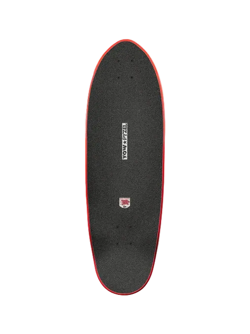 YOW Surfskate 32.6" Pyzel Red Tiger (Complete)