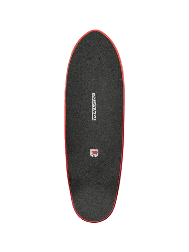 YOW Surfskate 32.6" Pyzel Red Tiger (Complete)