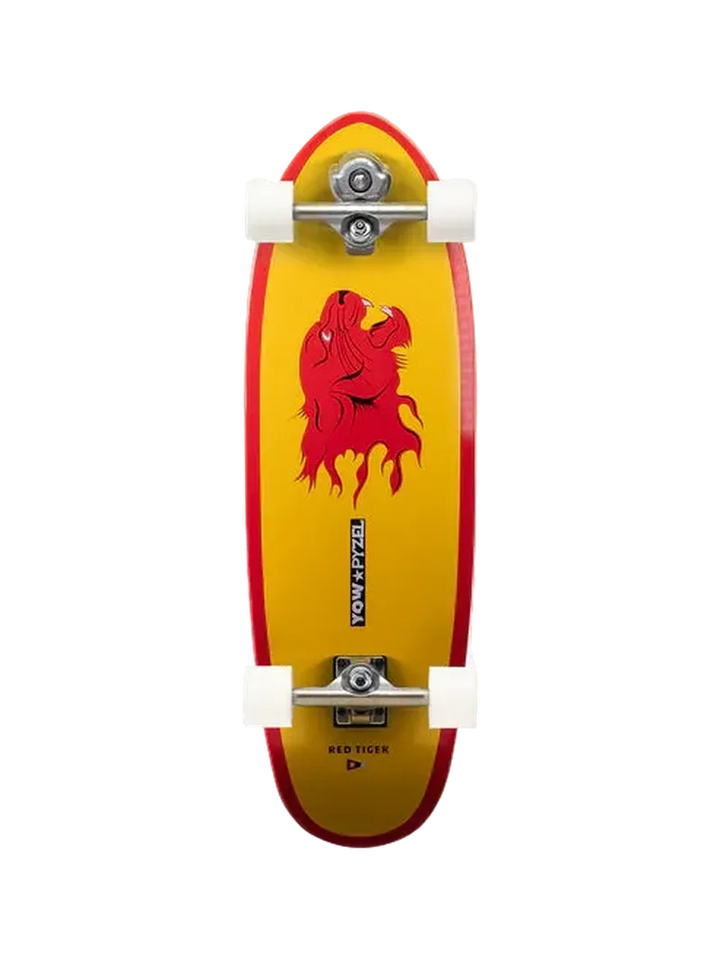 YOW Surfskate 32.6" Pyzel Red Tiger (Complete)