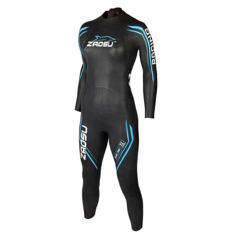 Zaosu Damen Neoprenanzug Racing+ Triathlon 2mm Backzip - black / blue