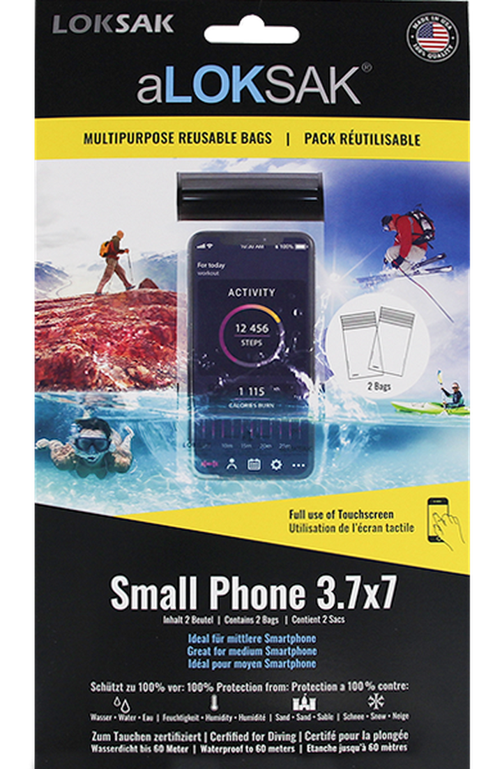 aLOKSAK Wasserdichte Handytasche Small Phone 3.7x7