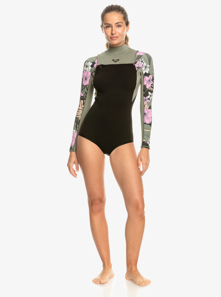 Roxy Damen Springsuit 1.5 mm Elite - anthracite classic pro surf