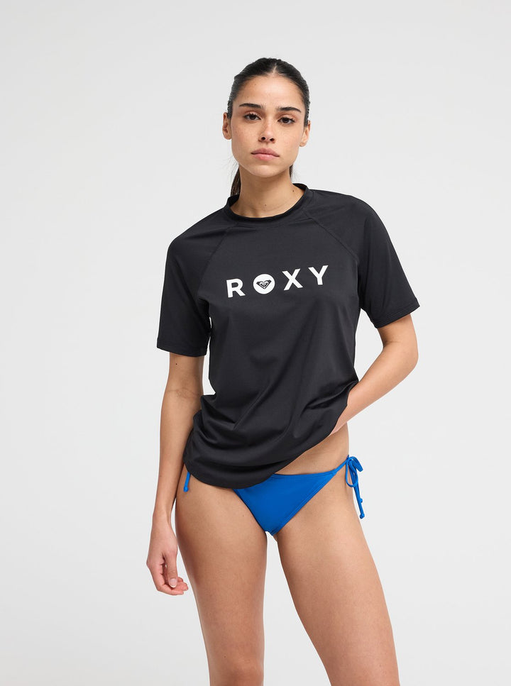 Roxy Damen Essential Lycra Kurzarm - Anthracite
