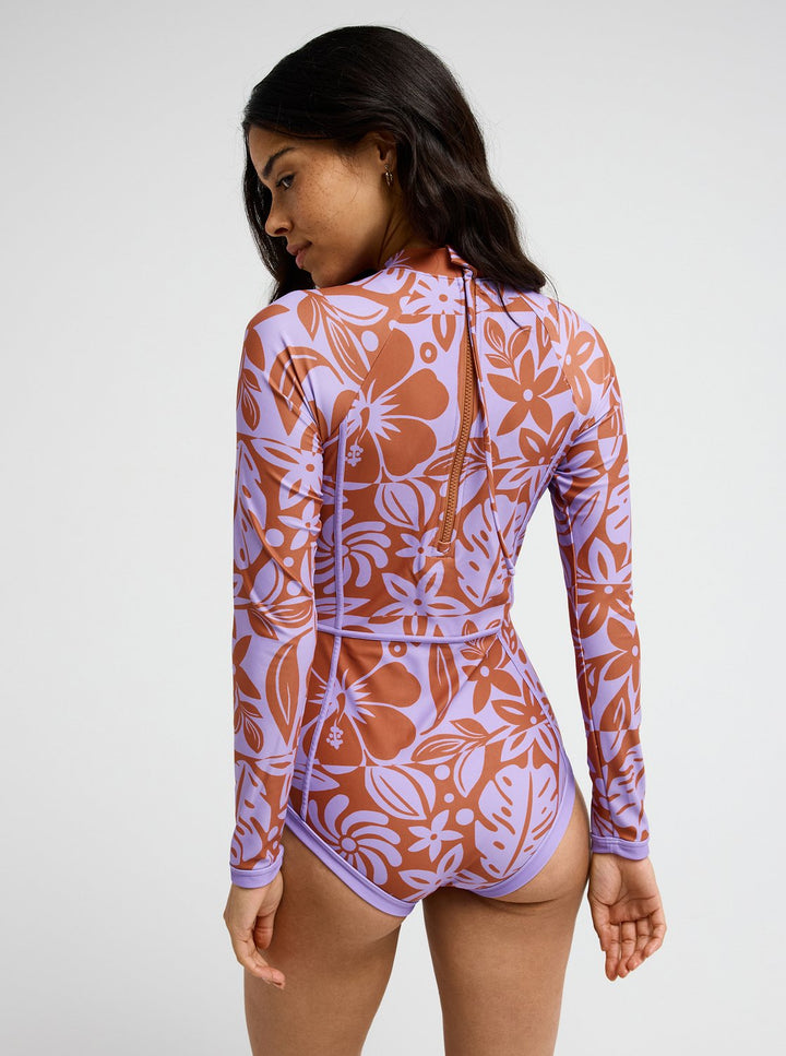 Roxy Damen Bodysuit Go Girl Surf - Viola Cool Surf S