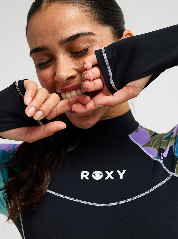 Roxy Damen Bodysuit Active Langarm - Viola Golden Gal S