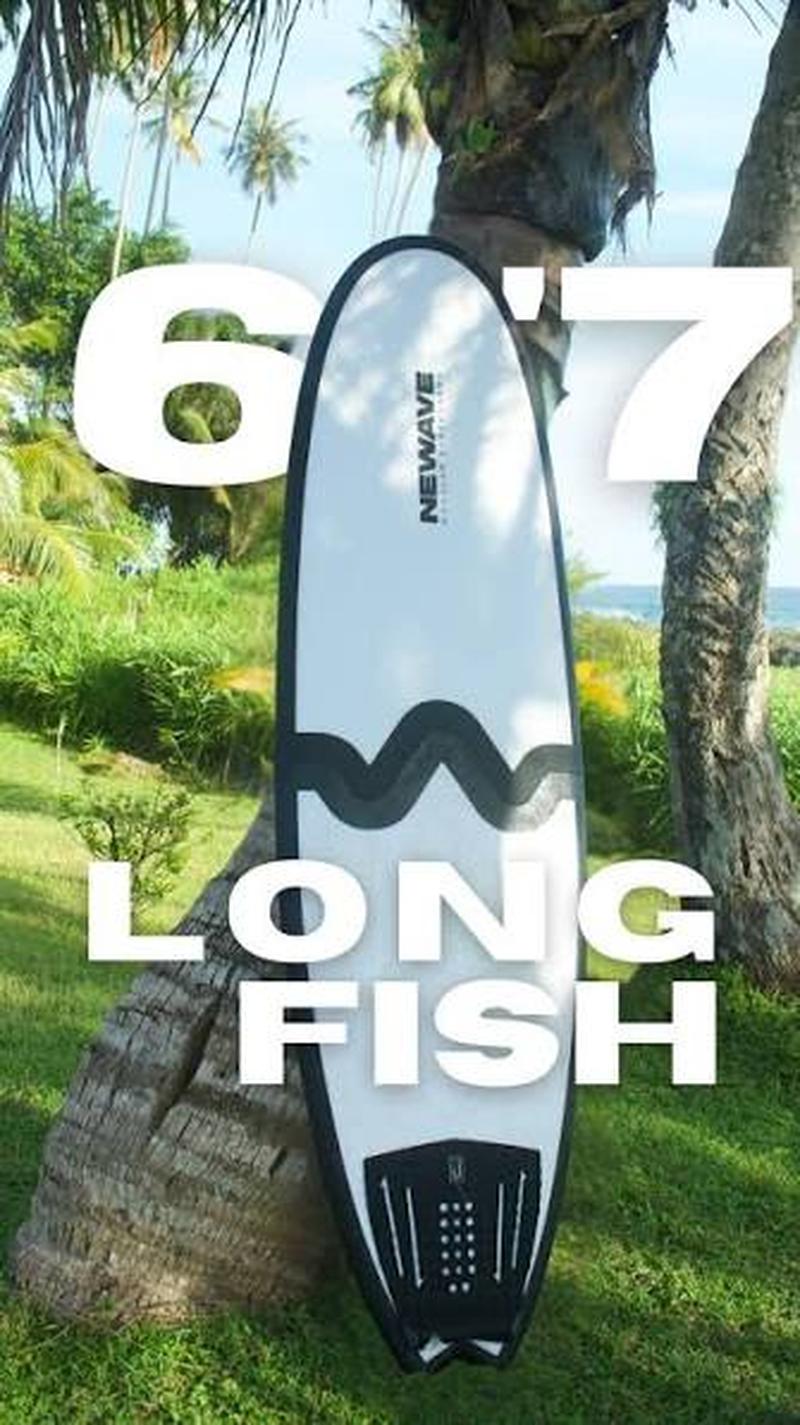 Newave Surfboards Long Fish 6'7" 44L