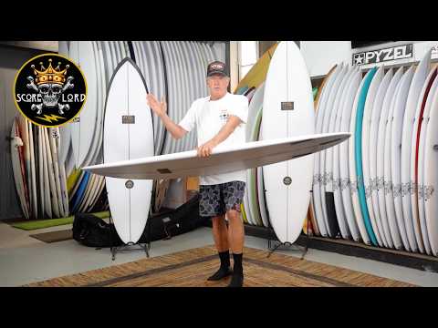 Pyzel Surfboard Score Lord 6'0 (5 Fins FCS2) - Handshaped by John Pyzel