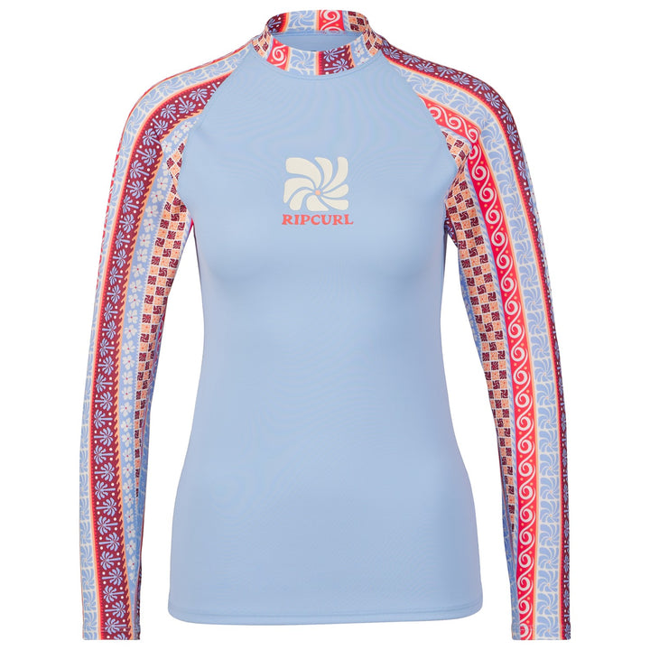 Rip Curl Damen Lycra Coastal Instinct Langarm - Multico