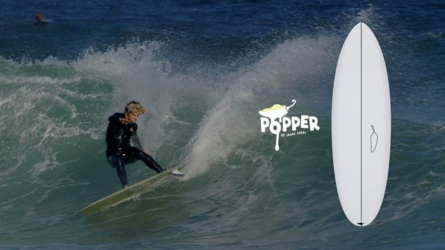 Chilli Popper Twinfin 5'8" Surfboard (33 Liter)