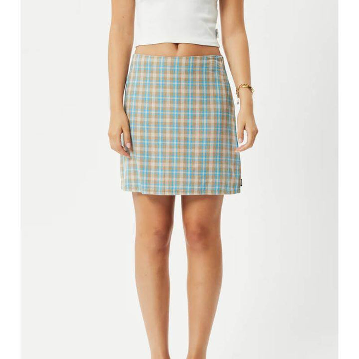 Afends Damen Rock Millie Hemp - tan check