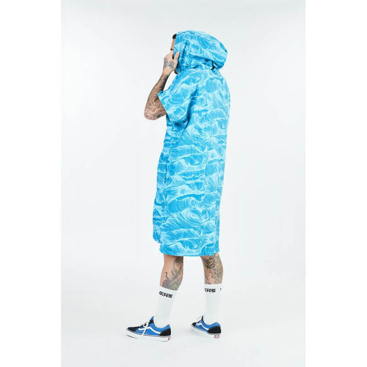 After Essentials Poncho Ocean - blue